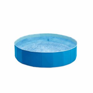 Piscina Pieghevole per Cani Azzurra, 152x30 cm